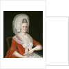 Lady Wearing a Large White Cap, c.1780 by American School