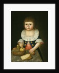 Boy with a Basket of Fruit, c.1790 by American School