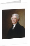 Thomas Jefferson, c.1821 by Gilbert Stuart