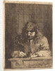 Self-Portrait Drawing , 1675 by Michael Leopold Willmann