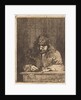 Self-Portrait Drawing , 1675 by Michael Leopold Willmann
