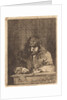 Self-Portrait Drawing , 1675 by Michael Leopold Willmann