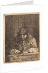 Self-Portrait Drawing , 1675 by Michael Leopold Willmann