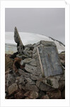 Plaque at the summit of Petermann Island, Antartica by Anonymous