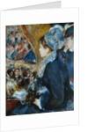 At the Theatre, 1876-7 by Pierre Auguste Renoir