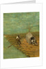 Raft detail from Tower of Babel, 1563 by Pieter the Elder Bruegel