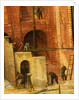 Construction detail from Tower of Babel, 1563 by Pieter the Elder Bruegel