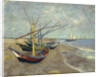 Fishing Boats on the Beach at Saintes-Maries-de-la-Mer, 1888 by Vincent van Gogh