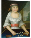 The Domino Girl, c.1790 by American School