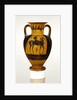 Chalcidian neck amphora with naked rider c.520-510 BC by Greek school