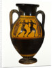 Athenian Attic black-figure amphora with dancers, c.540-30 BC by Greek school