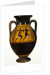 Athenian Attic black-figure amphora with dancers, c.540-30 BC by Greek school