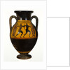 Athenian Attic black-figure amphora with dancers, c.540-30 BC by Greek school