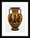 Athenian Attic black-figure neck amphora, attributed to the Leagros group, with Ajax and Achilles, c.510 BC by Greek school