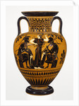 Athenian Attic black-figure neck amphora, attributed to the Leagros group, with Ajax and Achilles, c.510 BC by Greek school