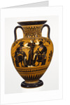 Athenian Attic black-figure neck amphora, attributed to the Leagros group, with Ajax and Achilles, c.510 BC by Greek school