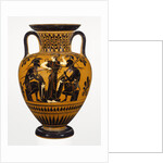 Athenian Attic black-figure neck amphora, attributed to the Leagros group, with Ajax and Achilles, c.510 BC by Greek school