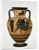 Athenian Attic black-figure neck amphora showing the sack of Troy c.510 BC by Greek school
