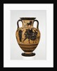 Athenian Attic black-figure neck amphora showing the sack of Troy c.510 BC by Greek school