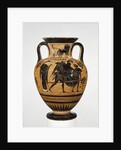 Athenian Attic black-figure neck amphora showing the sack of Troy c.510 BC by Greek school