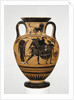 Athenian Attic black-figure neck amphora showing the sack of Troy c.510 BC by Greek school
