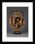 Athenian Attic black-figure amphora with Heracles carrying the Erymanthean boar, c.510 BC by Greek school