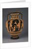 Athenian Attic black-figure amphora with Heracles carrying the Erymanthean boar, c.510 BC by Greek school