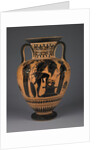 Athenian Attic black-figure amphora with Heracles carrying the Erymanthean boar, c.510 BC by Greek school