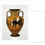 Attic black-figure neck amphora with apotheosis of Heracles, c.530-20 BC by Greek school