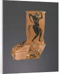 Athenian Attic black-figure Nikosthenic amphora fragment, c.550-40 BC by Greek school