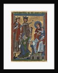 Adoration of the Magi from Psalter Ms 4, c.1240 by German School