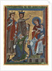 Adoration of the Magi from Psalter Ms 4, c.1240 by German School
