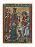 Adoration of the Magi from Psalter Ms 4, c.1240 by German School