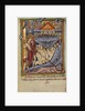 Harrowing of hell from the Illustrated Vita Christi Ms 101 fol. 82v, c.1190-1200 by English School