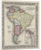 Map of South America showing its political divisions from Mitchell's new general atlas, 1863 by Samuel Augustus Mitchell