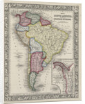 Map of South America showing its political divisions from Mitchell's new general atlas, 1863 by Samuel Augustus Mitchell