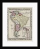 Map of South America showing its political divisions from Mitchell's new general atlas, 1863 by Samuel Augustus Mitchell