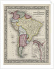 Map of South America showing its political divisions from Mitchell's new general atlas, 1863 by Samuel Augustus Mitchell