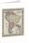 Map of South America showing its political divisions from Mitchell's new general atlas, 1863 by Samuel Augustus Mitchell