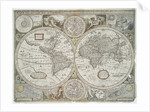 A new and accurate map of the world, 1676 by John Speed