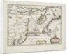 A map of New England and New York from John Speed's Theatre of the Empire of Great Britain, 1676 by John Speed