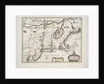 A map of New England and New York from John Speed's Theatre of the Empire of Great Britain, 1676 by John Speed