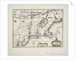 A map of New England and New York from John Speed's Theatre of the Empire of Great Britain, 1676 by John Speed