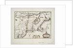 A map of New England and New York from John Speed's Theatre of the Empire of Great Britain, 1676 by John Speed