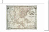 Map of the United States of America, British provinces, Mexico, West Indies and Central America, 1850 by American School
