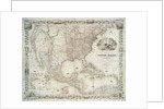 Map of the United States of America, British provinces, Mexico, West Indies and Central America, 1850 by American School