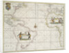 Chart of the Western Ocean with rhumb lines by Jeremiah Seller, 1705 by English School