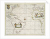 Chart of the Western Ocean with rhumb lines by Jeremiah Seller, 1705 by English School