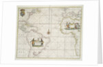 Chart of the Western Ocean with rhumb lines by Jeremiah Seller, 1705 by English School