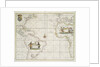 Chart of the Western Ocean with rhumb lines by Jeremiah Seller, 1705 by English School